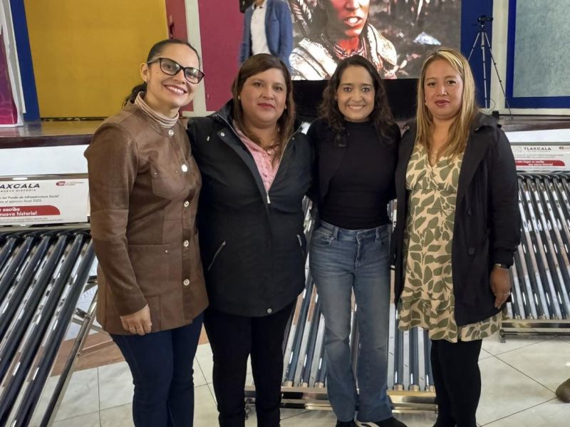 Xiloxoxtla presente en el arranque del programa de calentadores solares