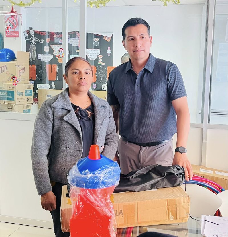 Xiloxoxtla fortalece la atención en rehabilitación con nuevo material para la UBR